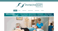 Desktop Screenshot of bingleyphysio.com